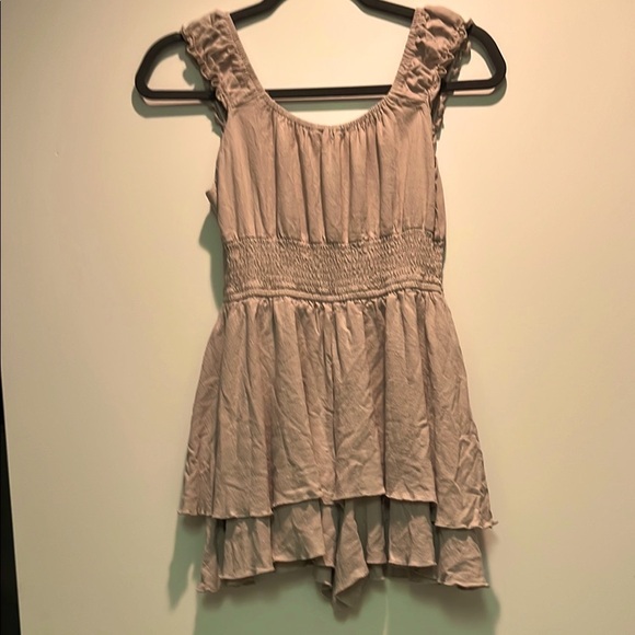 Altar'd State Taupe Mini Romper Size Small - Picture 4 of 6